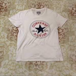 White Converse All-Star Tee
